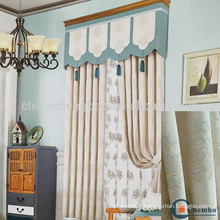 Modern type of office window cotton curtain